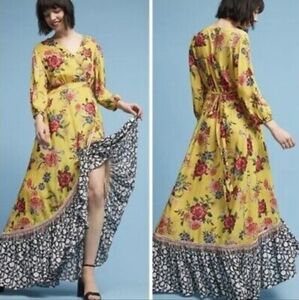 Farm Rio Sunlit Floral Maxi Dress XS
